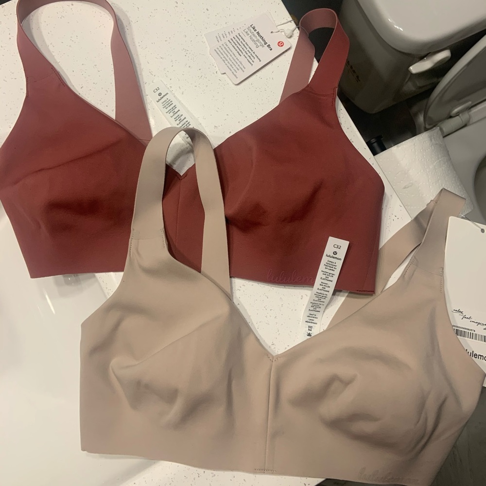 NWT 2 Lululemon bralettes 32C